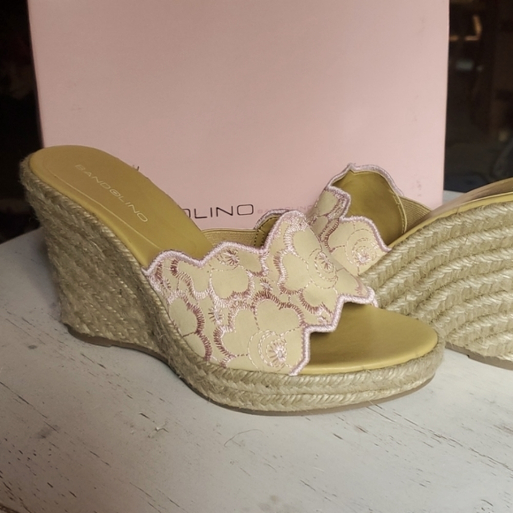 Espadrille Wedge Slide